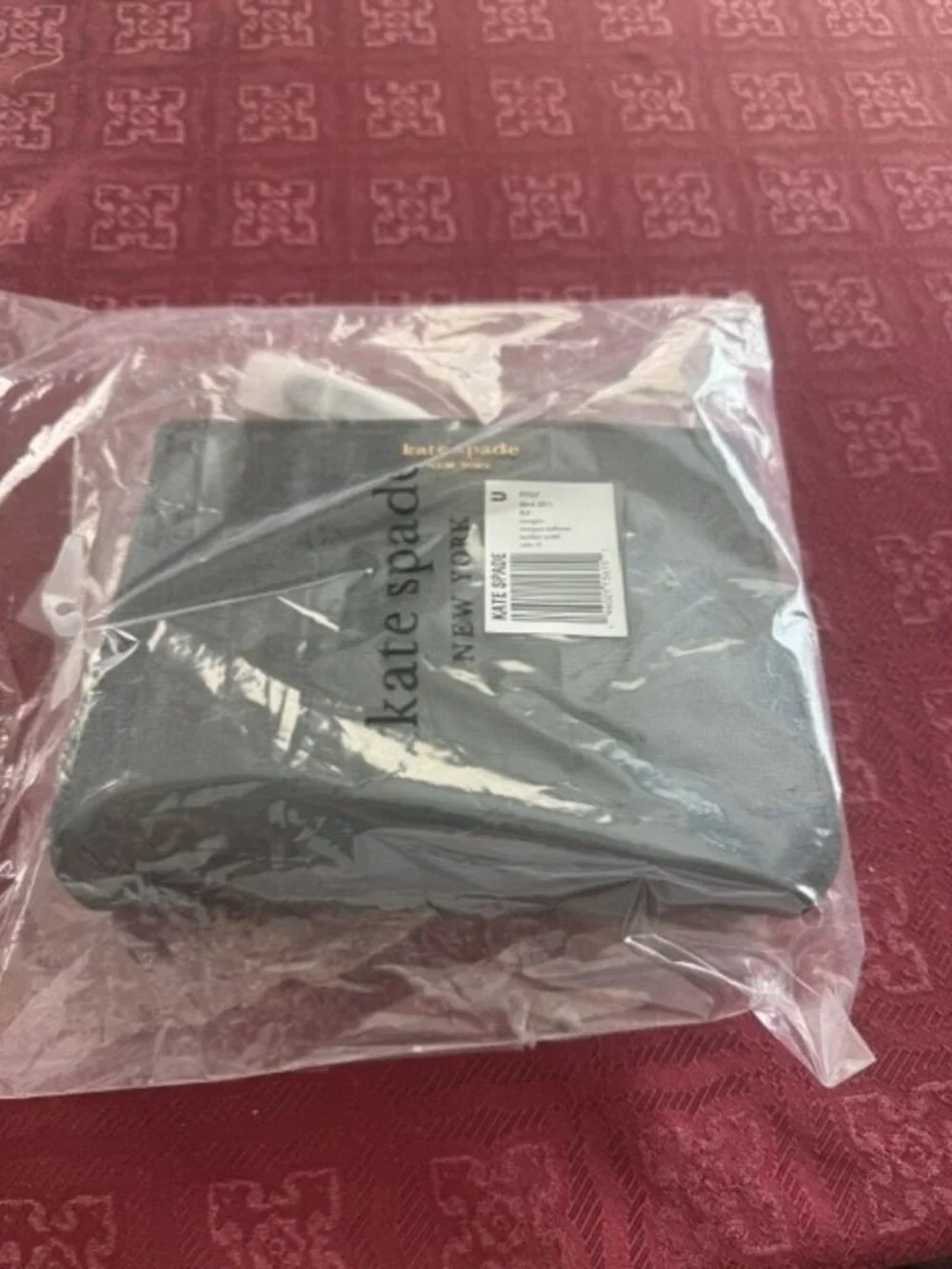 Kate Spade Leather Morgan Black Wristlet Brand New With Tags.
